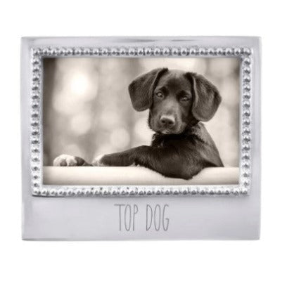 Mariposa- Top Dog Beaded Frame 4x6