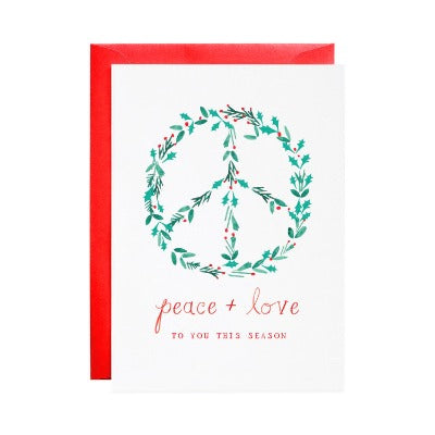 Mr. Boddington - Peace and Love to You Christmas Card