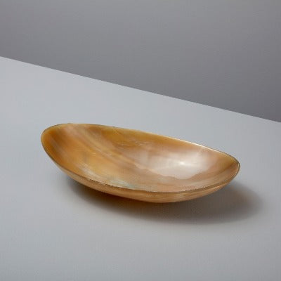 beHome - Light Horn Oval Bowl, Large