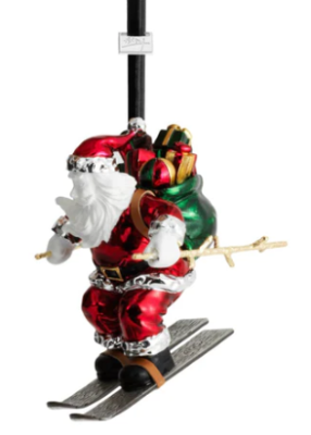 Michael Aram - Skiing Santa Ornament