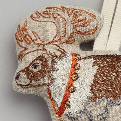 Coral & Tusk - Reindeer with Bells Ornament